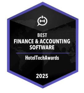 HotelTechReport Best Finance & Accounting Software 2025 Badge