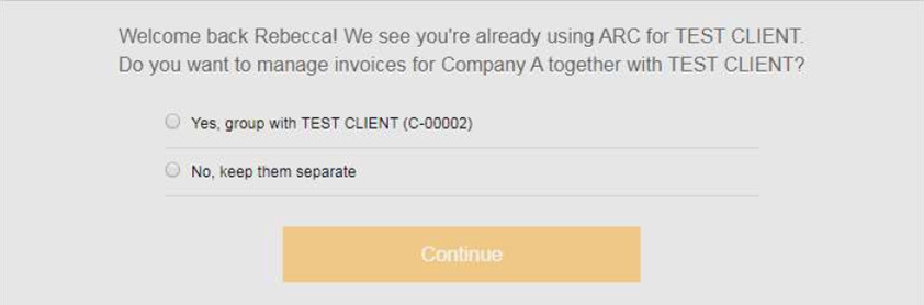 Click “YES” to share a payment method across all your accounts Click “NO” to keep payment methods separate for each account